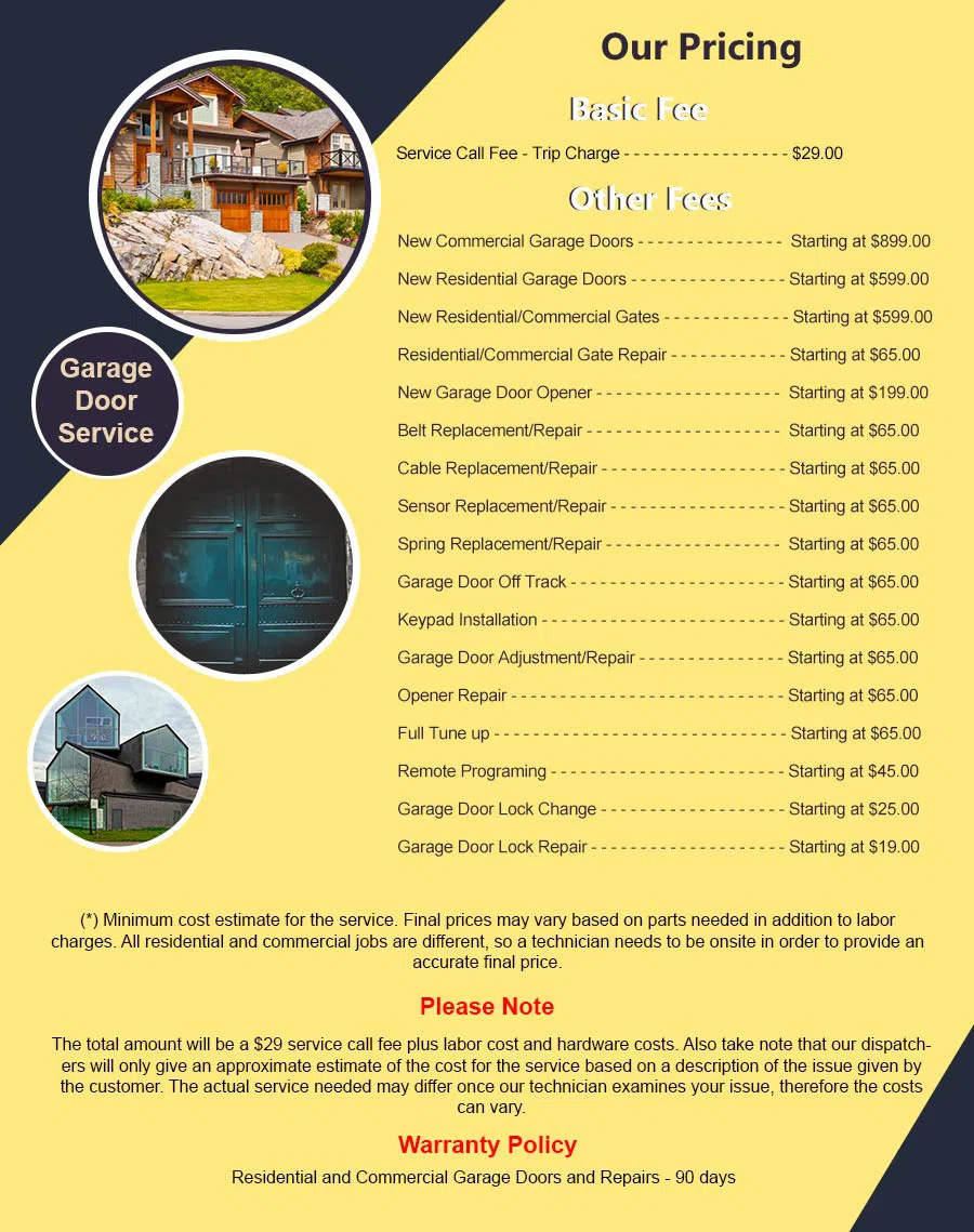 Elite Garage Door Service Atlanta, GA 404-476-3546 - pricelist6